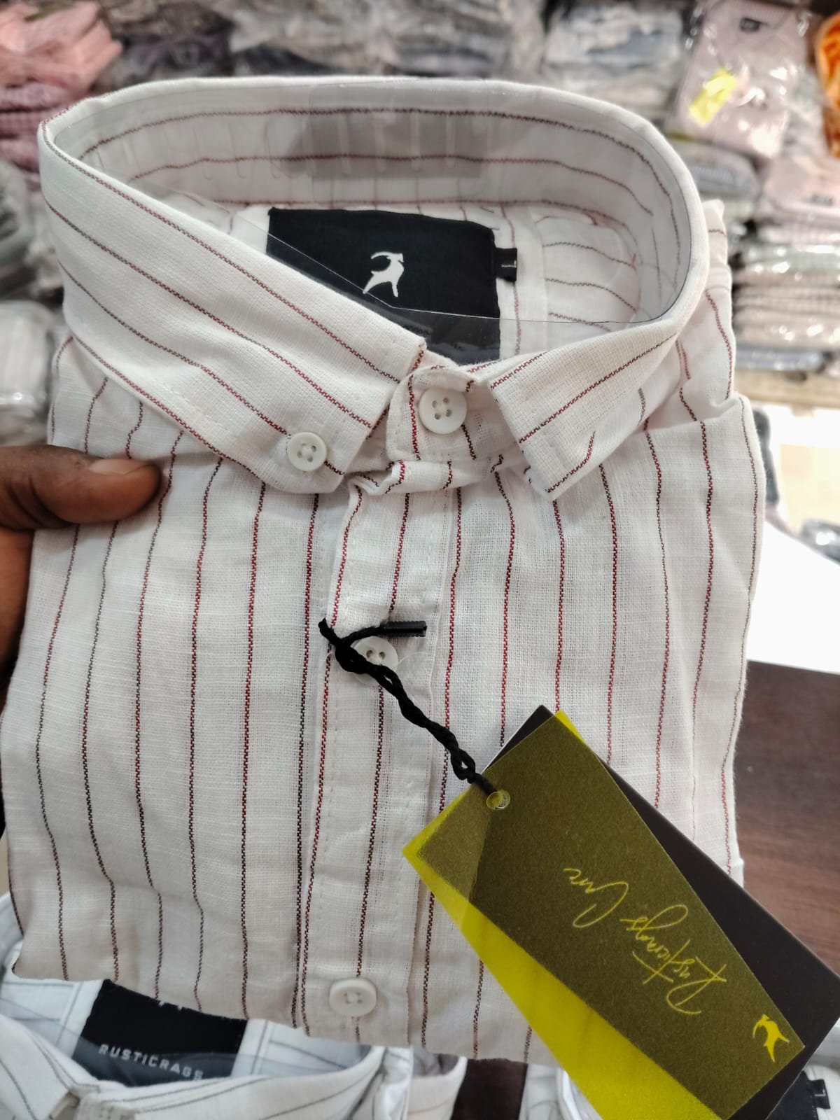 full sleeve striped shirt
