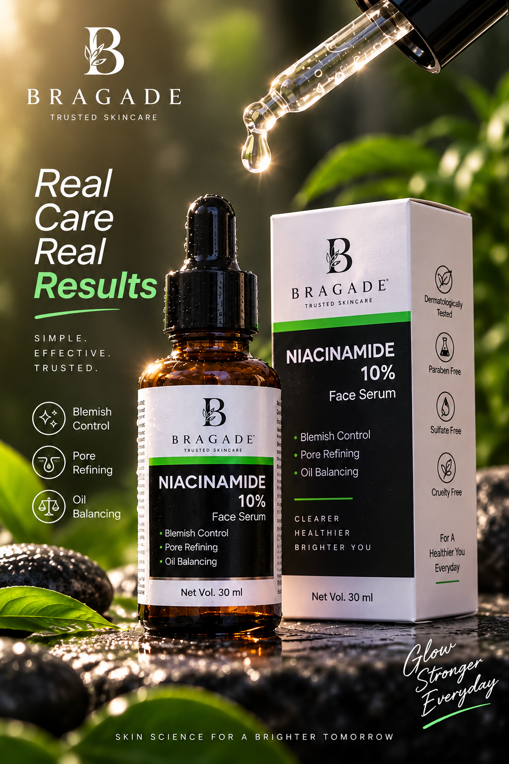 BRAGADE Niacinamide 10% Face Serum